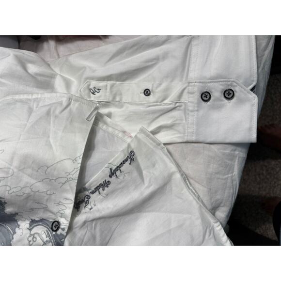 Robert Graham Shirt Mens 3XL What A Trip Classic Fit Stretch Graphic RF231043CF - Picture 9 of 14